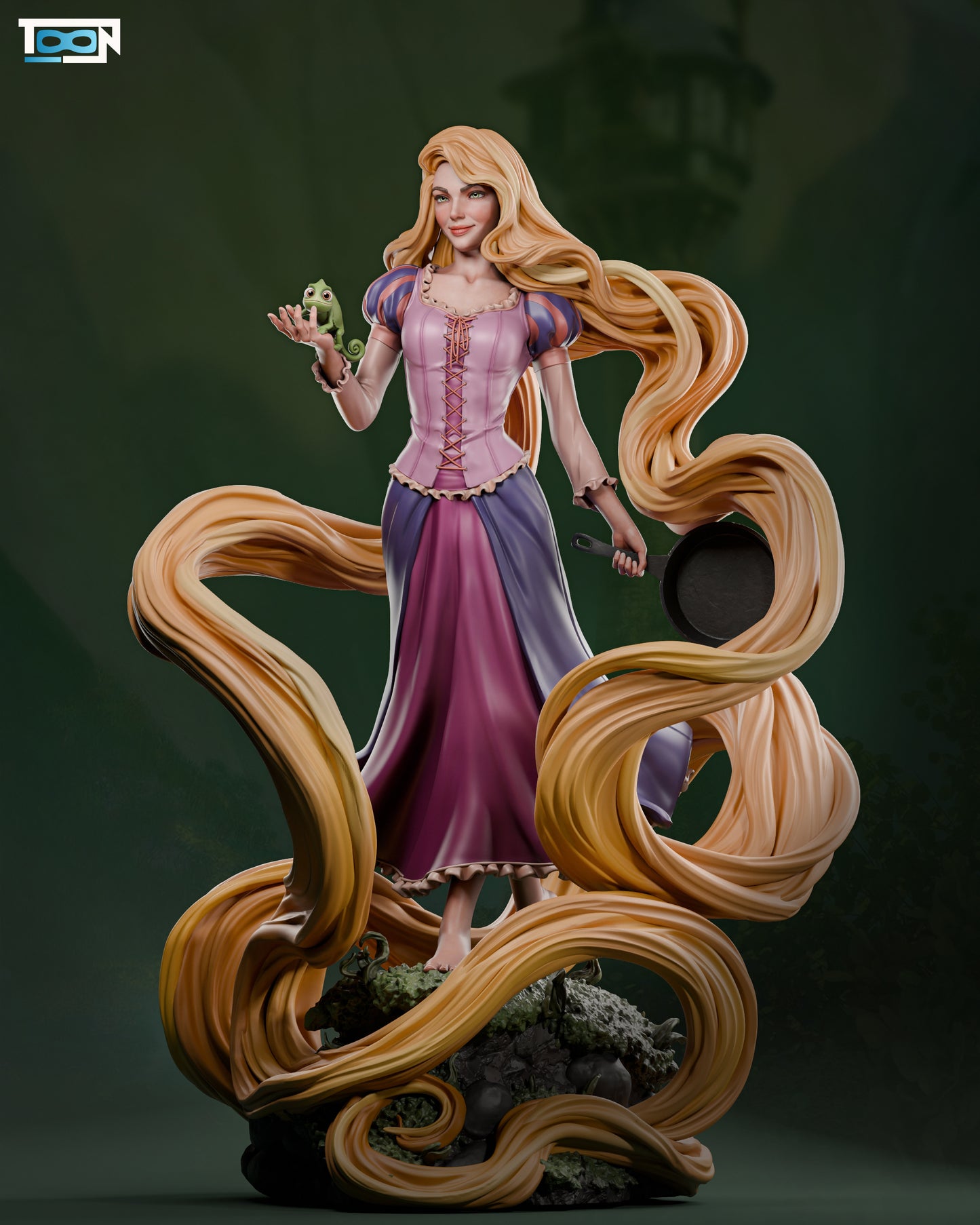 Rapunzel Resin Sculpture Fan Art Pro - MTO (Toon)