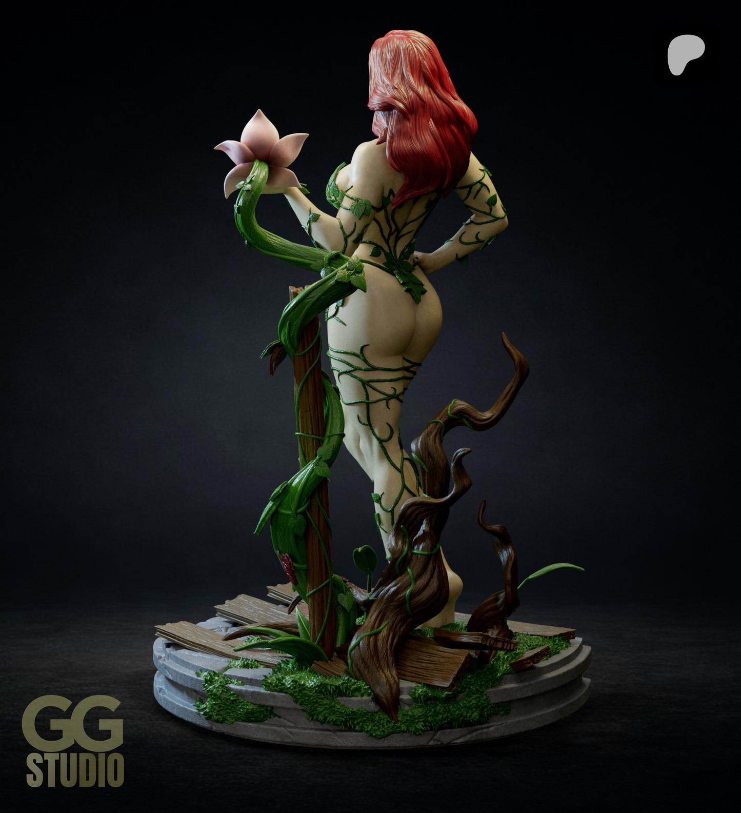 Poison Ivy Resin Fan Art (Designed by GGStudio)
