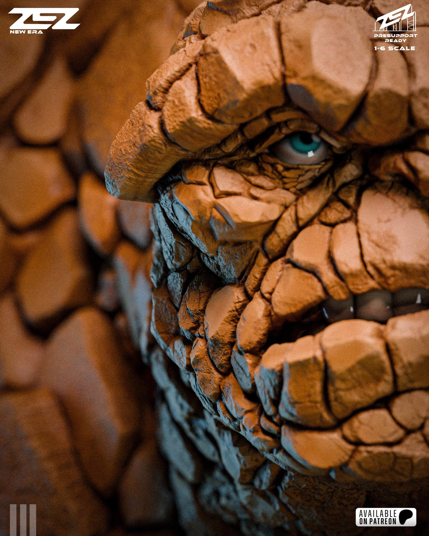 The Thing Resin Art (Design by ZEZ Studios)