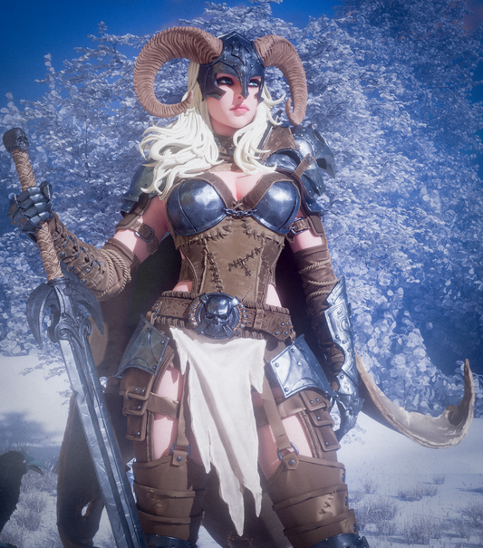 Warrior of the North Resin Art (Design by CA3D)