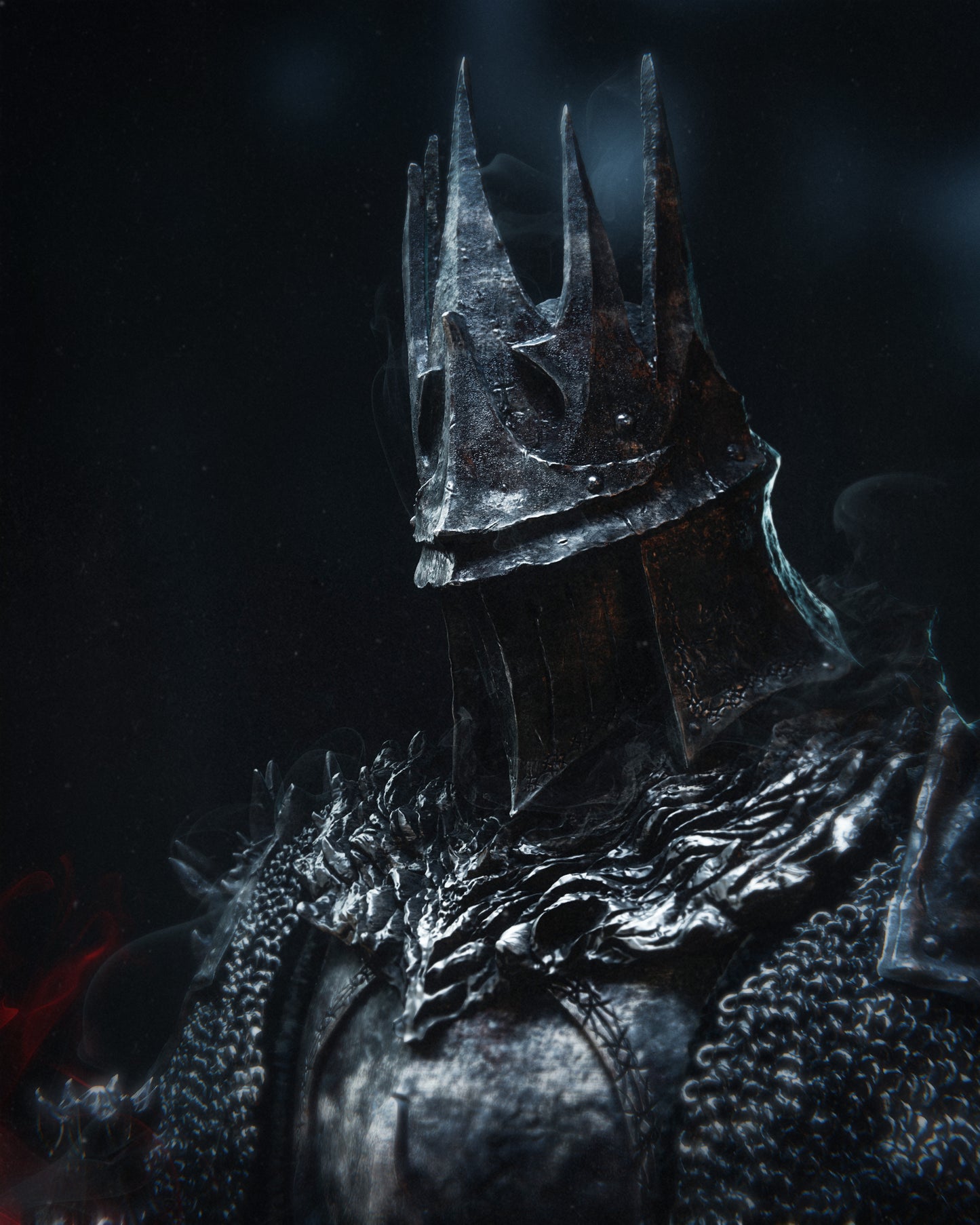 Death Knight Resin Art - MTO (Design by CA3D)