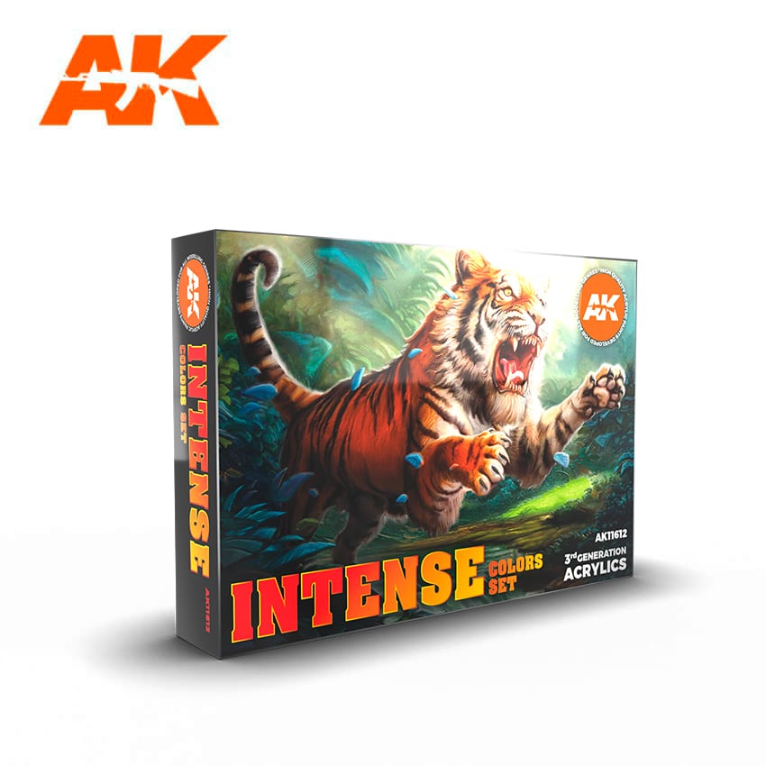 AK 3rd-Gen Acrylic Paint Intense Colors Set