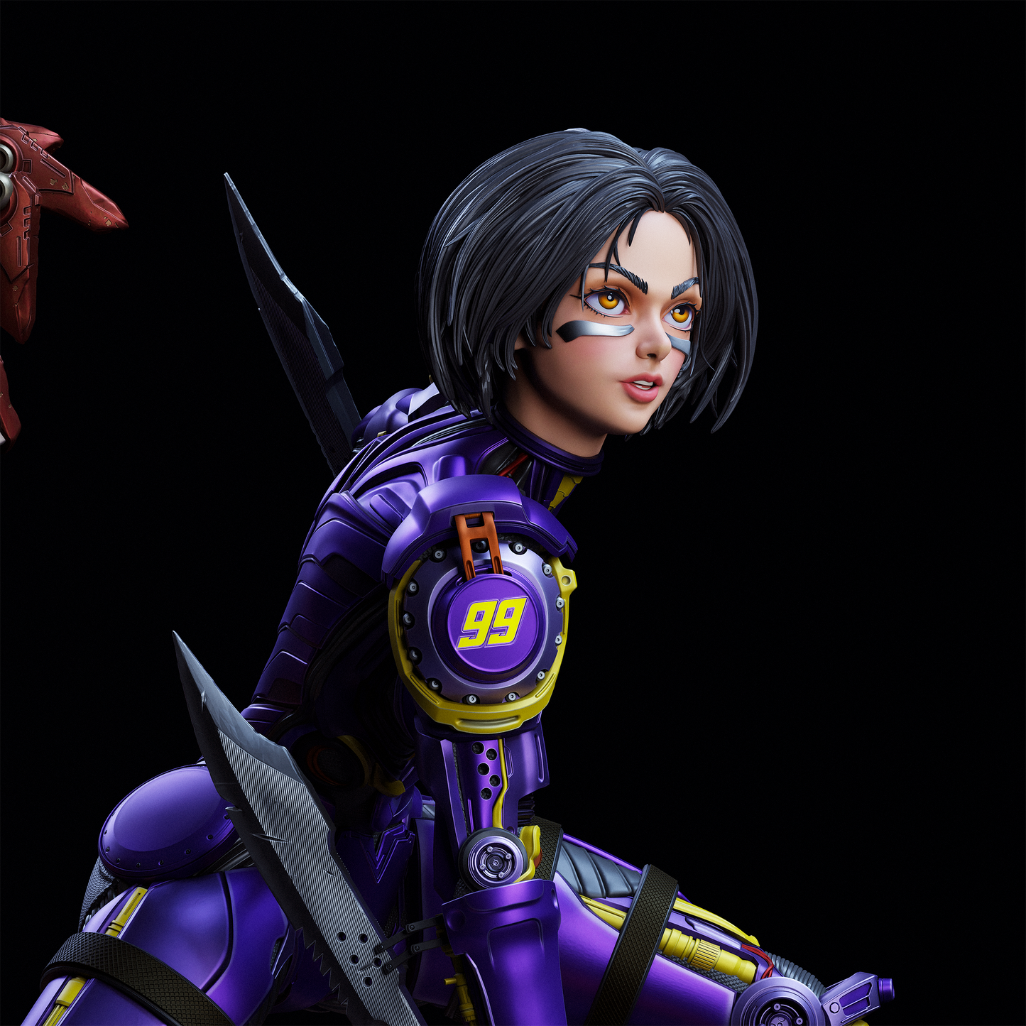 Alita Resin Fan Art - MTO (Design by CA3D Studios)