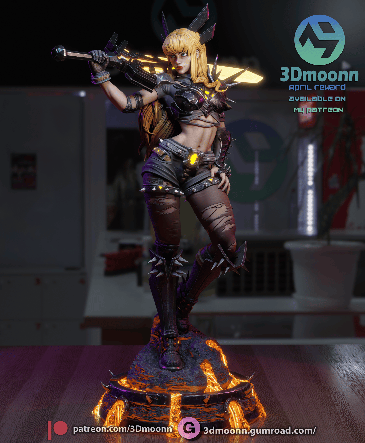 Marvel Rivals Magik Resin Sculpture Fan Art - MTO (3DM)