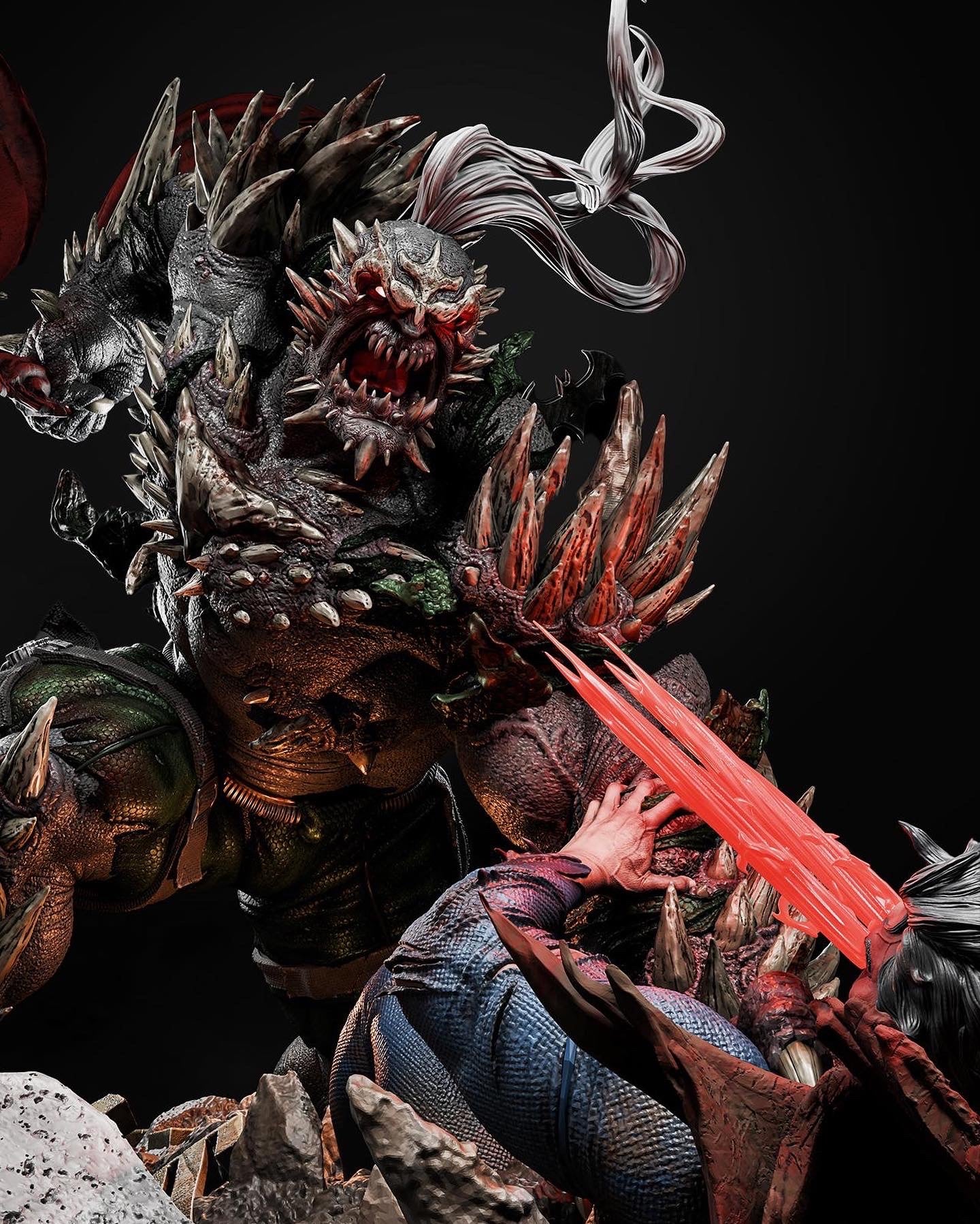 Doomsday Resin Sculpture Fan Art Pro Painted - MTO ZEZ