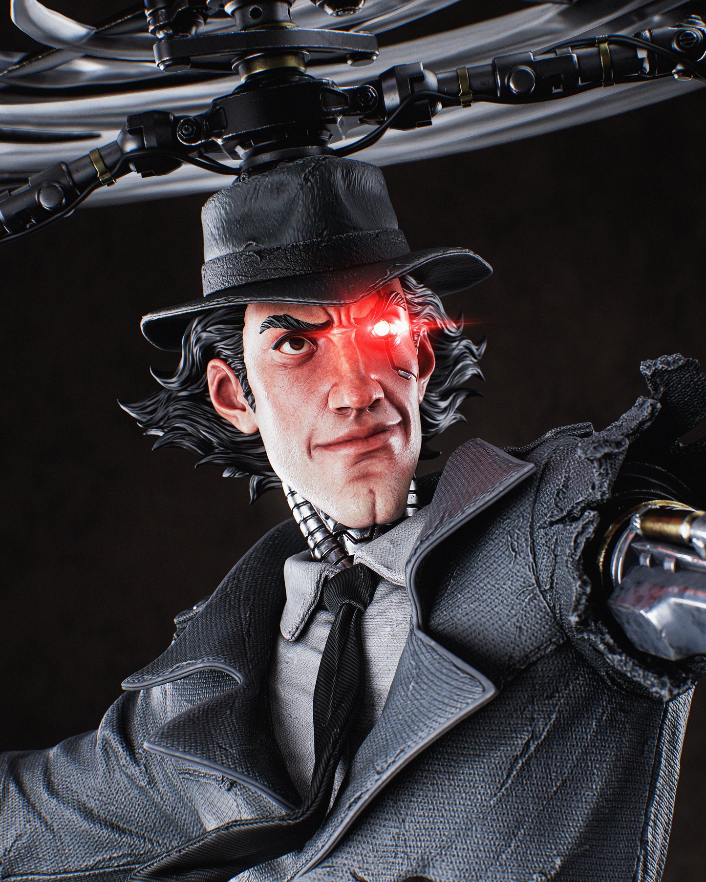 Inspector Gadget Resin Fan Art - MTO (Design by CA3D Studios)