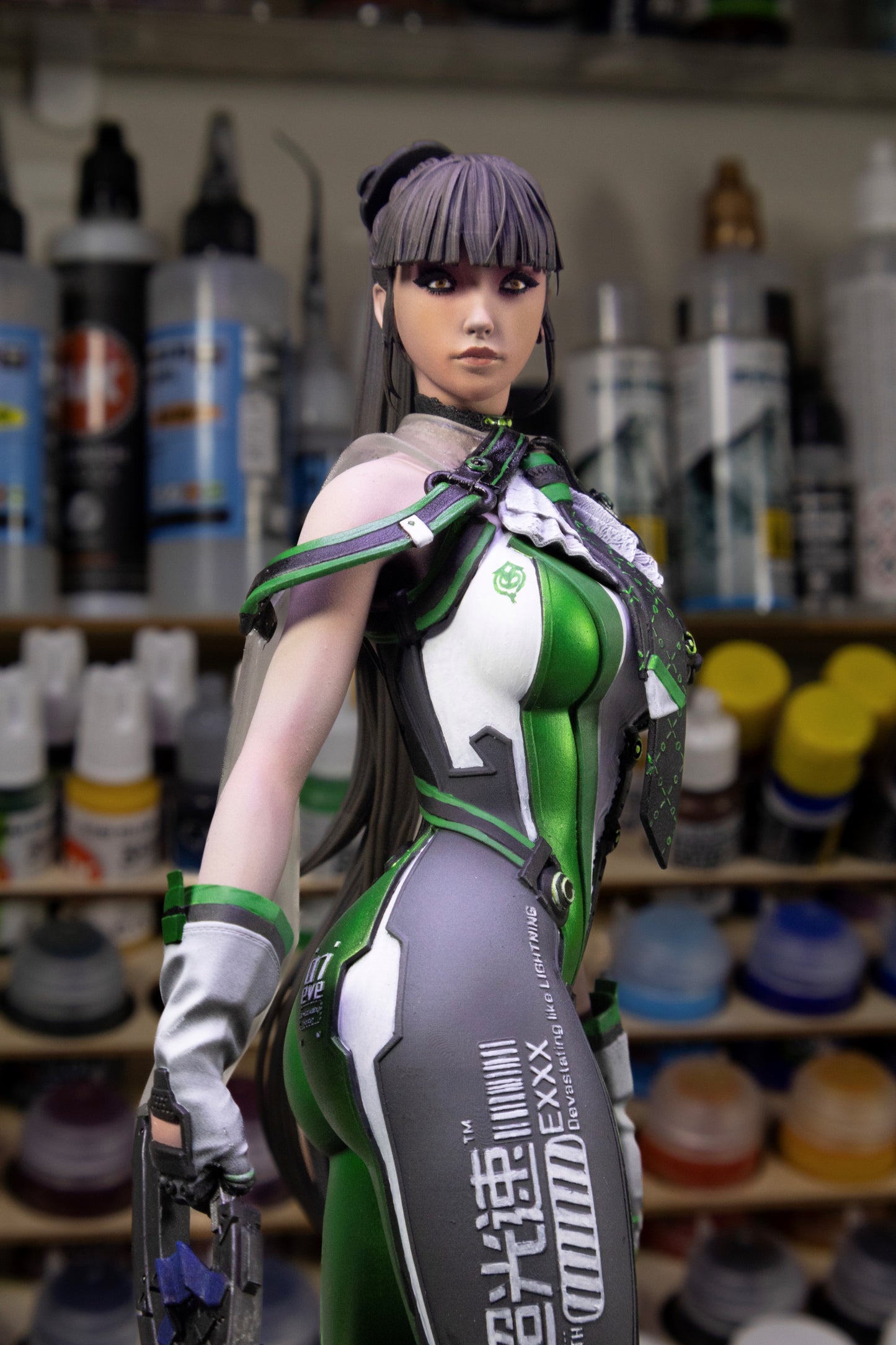 Stellar Blade Eve Collectible Resin Fan Art Pro Painted - MTO (Design by Bulkamancer)