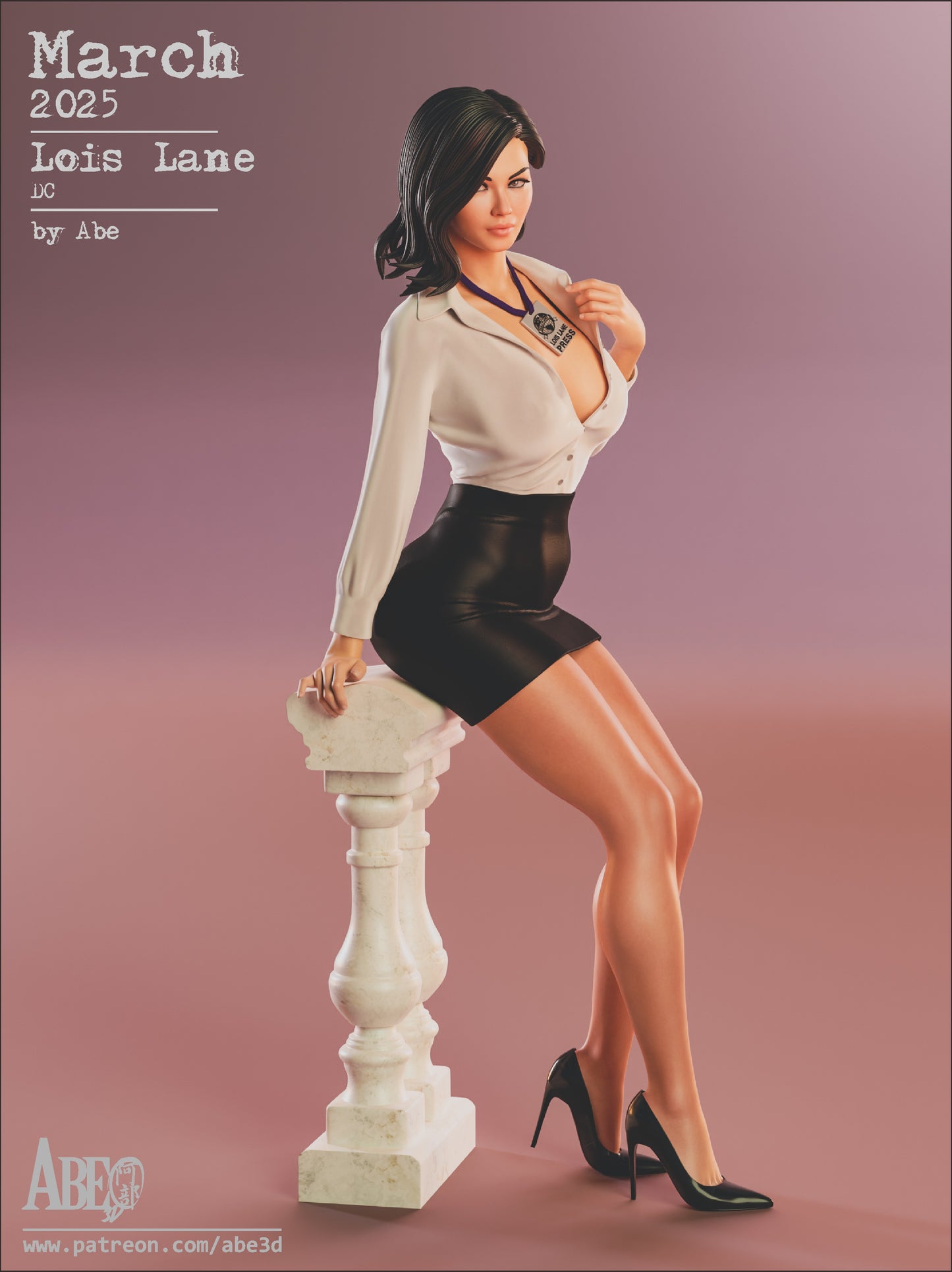 Lois Lane Resin Fan Art - MTO (A3D)