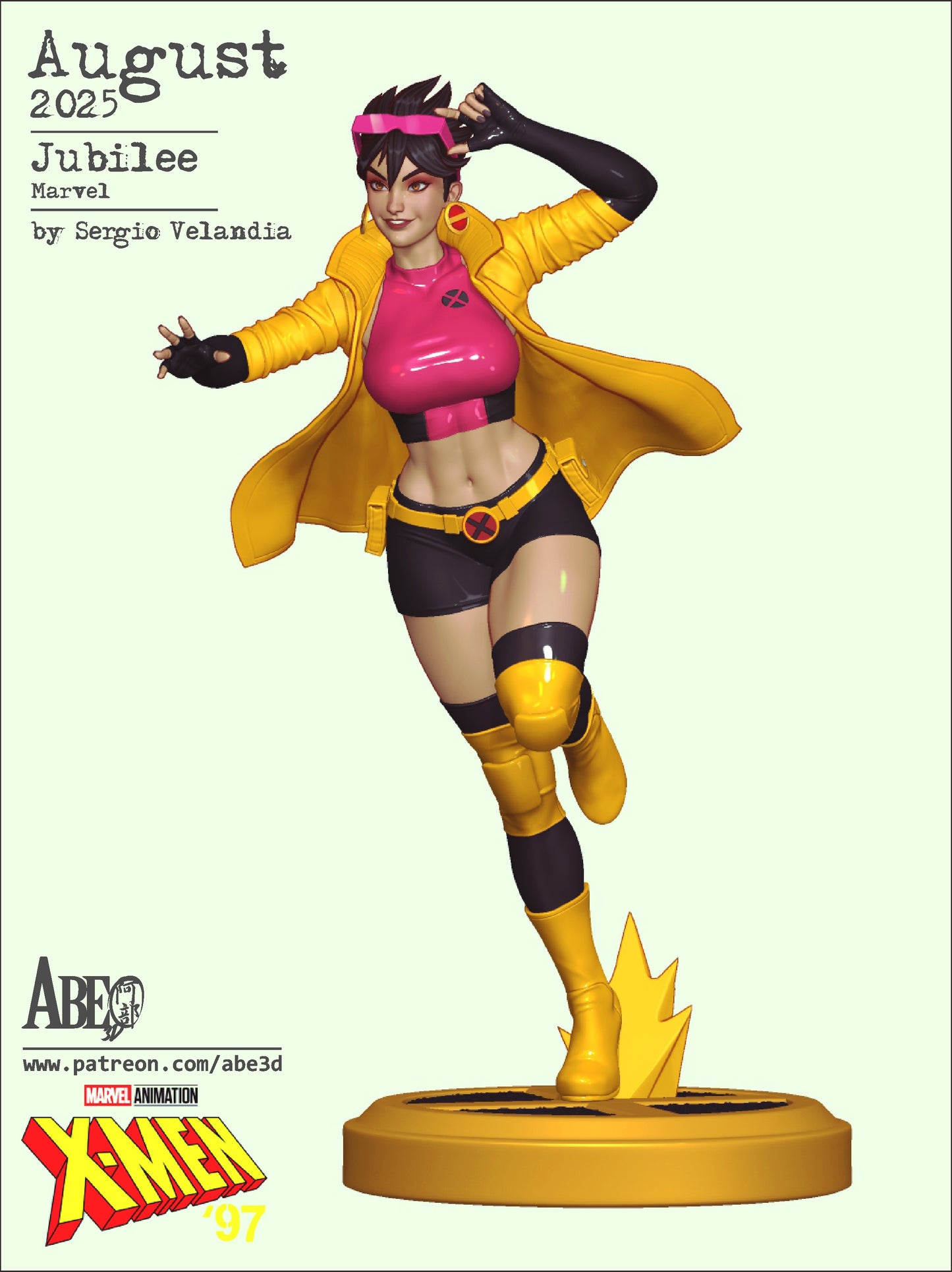 X-Men Jubilee Resin Fan Art - MTO (Design by Abe3D)