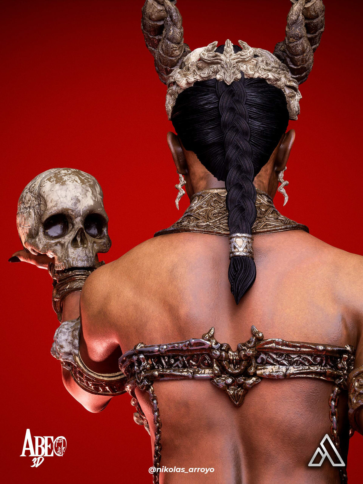 Queen of the Damned Resin Art (Design by Abe3D)