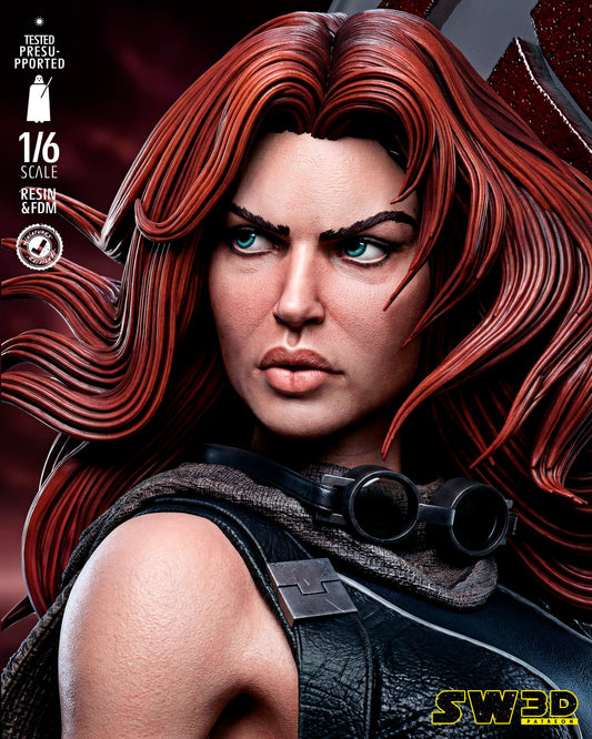 Mara Jade Star Wars Resin Fan Art (Designed by SW3D)