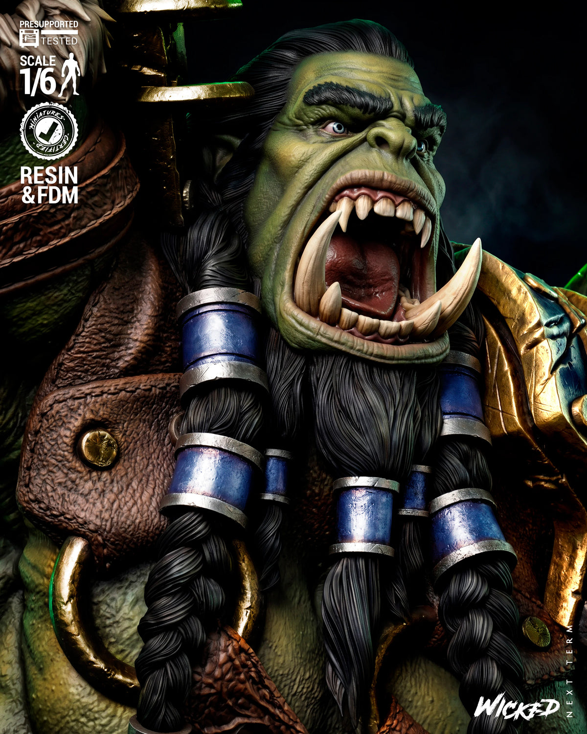 Thrall World of Warcraft Resin Art (Wicked Studios)