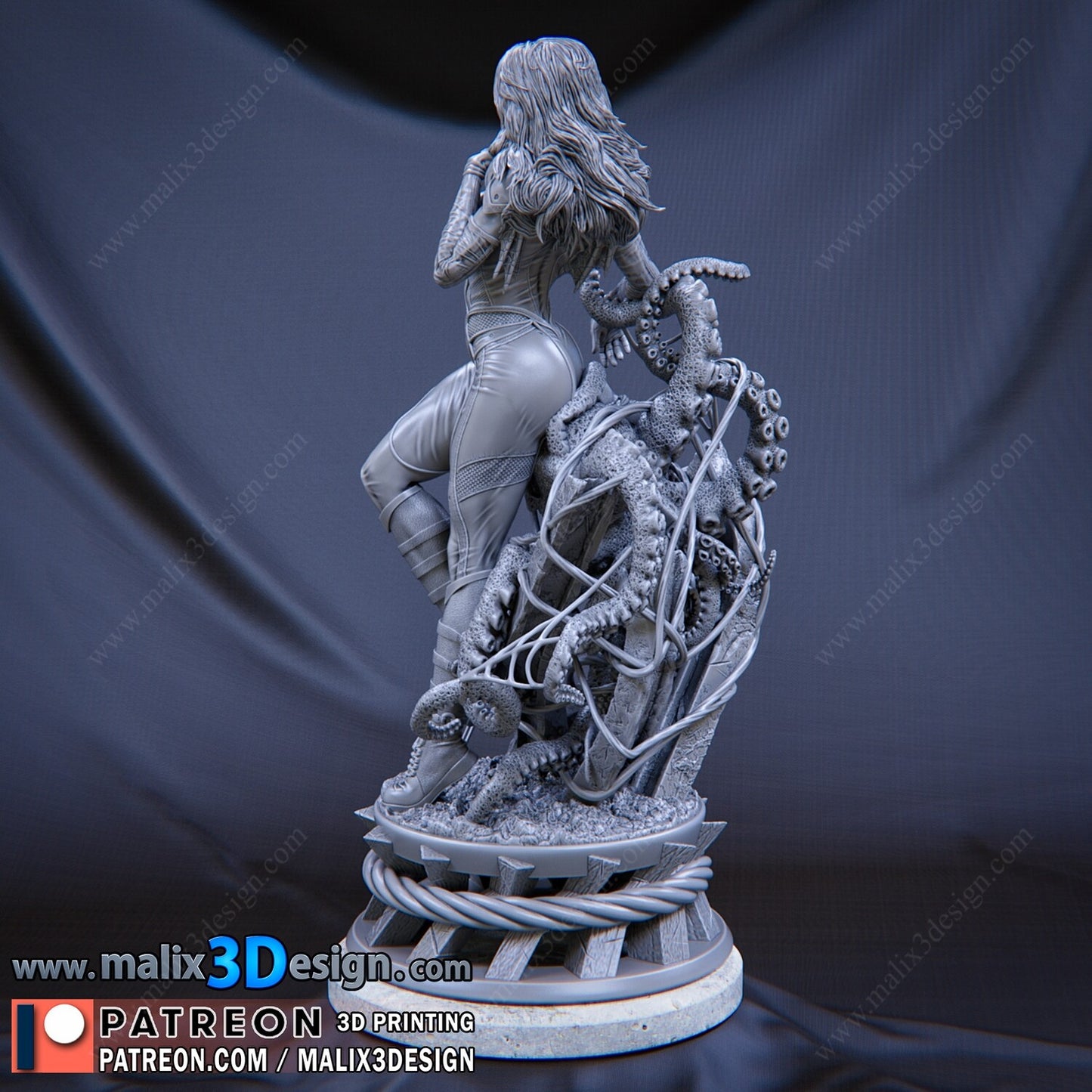 Spider-Girl Sanix Resin Fan Art Pro Painted - MTO