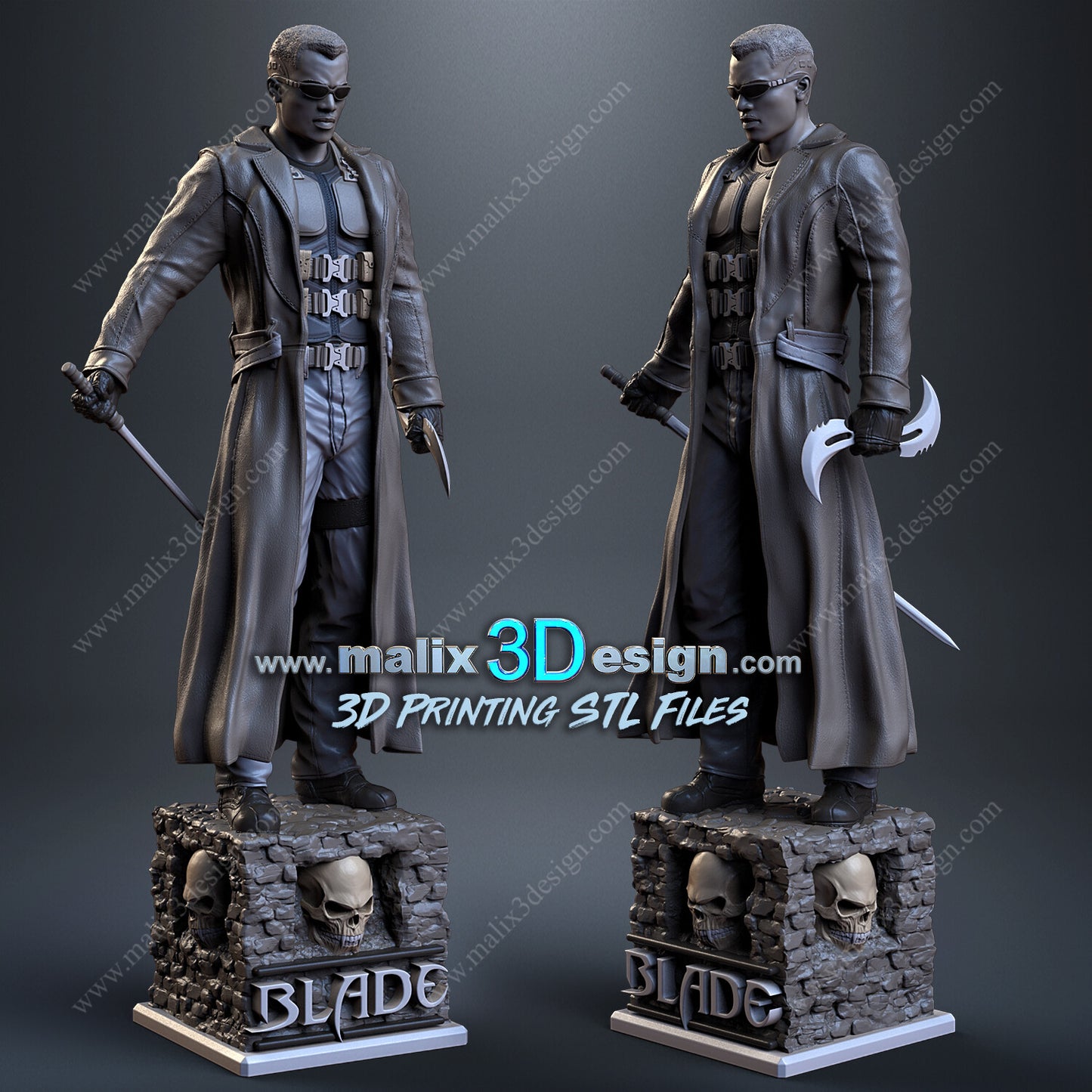 Blade Resin Fan Art Pro Painted - MTO