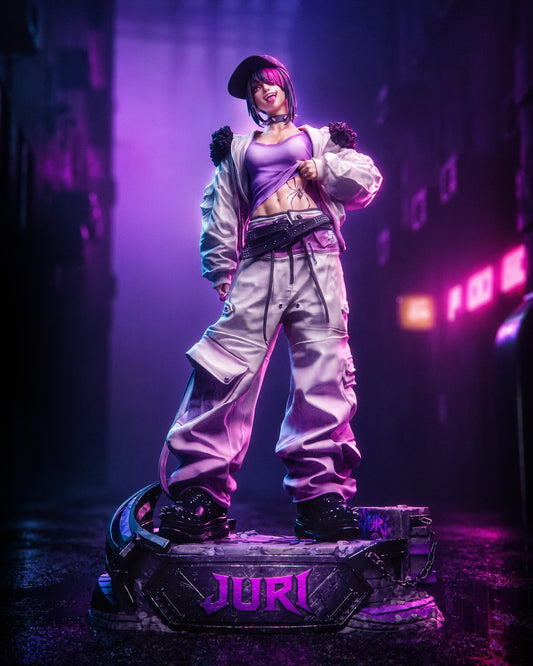 Juri Streetware Street Fighter Collectible Resin Art(Design by CA3D)