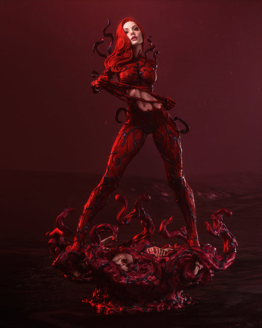 Carnage Mary Jane Resin Art - MTO (Design by CA3D)