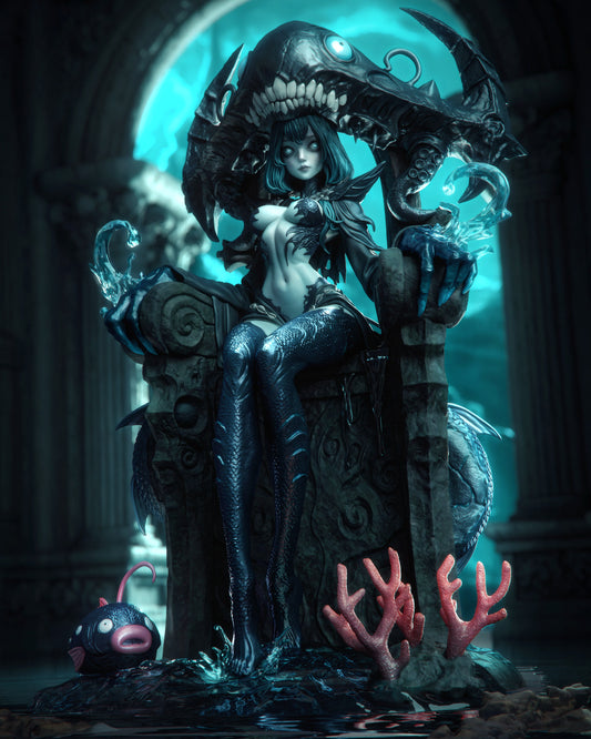 Azashara the Drowned Princess Resin Art - MTO (Design by CA3D)