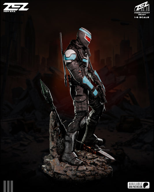 Vigilante Resin Art (Design by ZEZ Studios)