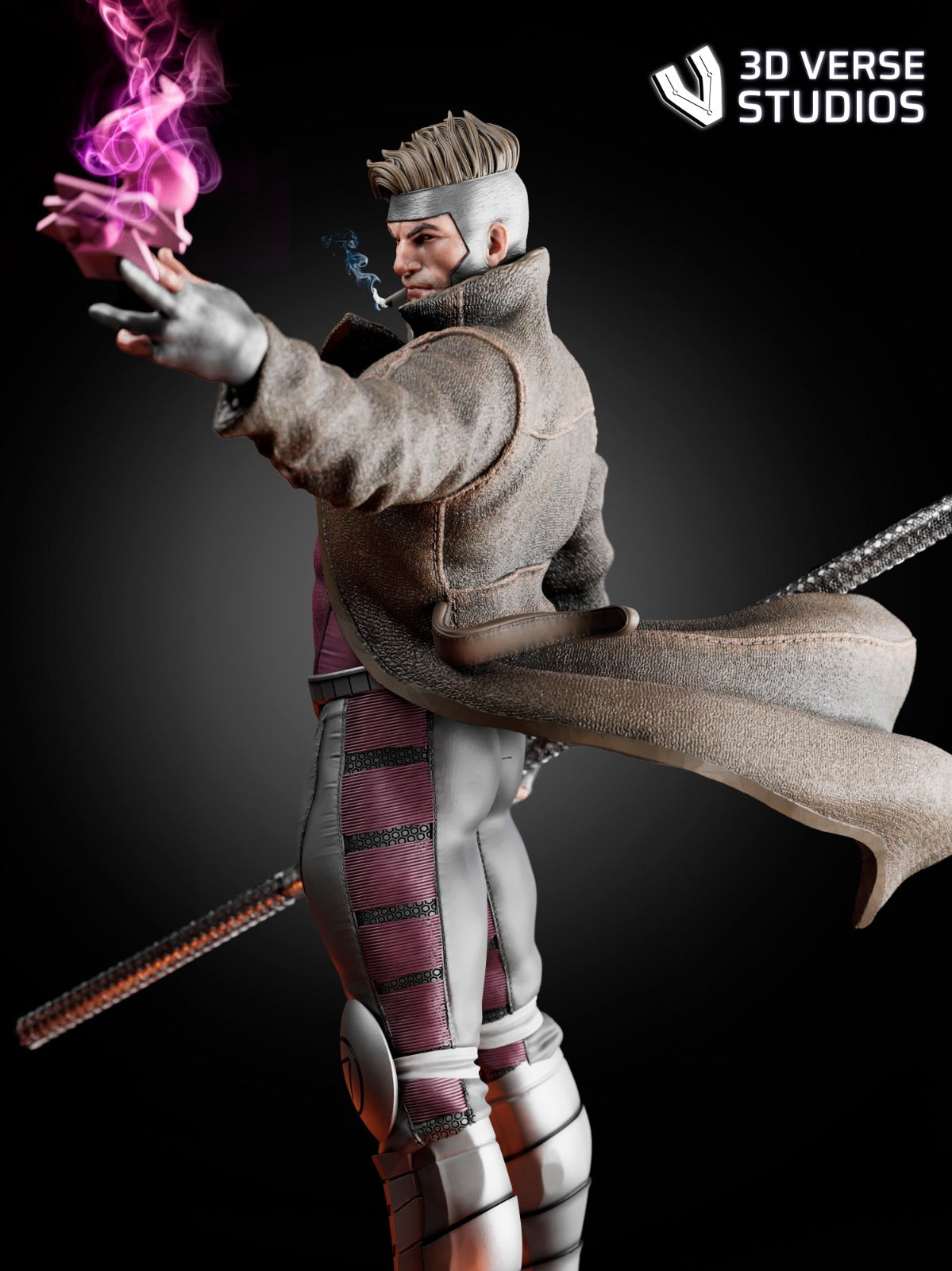 Gambit Collectible Resin Fan Art Pro Painted - MTO