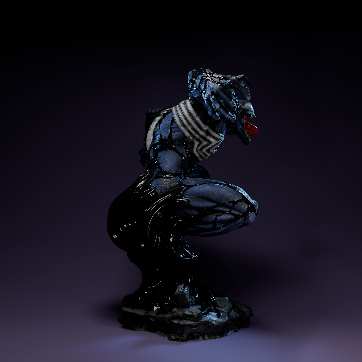 Black Goo Guy Resin Fan Art - MTO (3DMind)