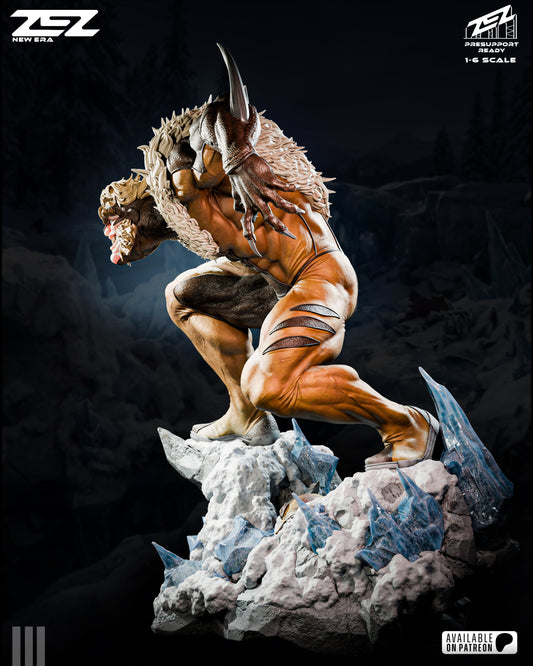 Sabretooth Resin Art (Design by ZEZ Studios)