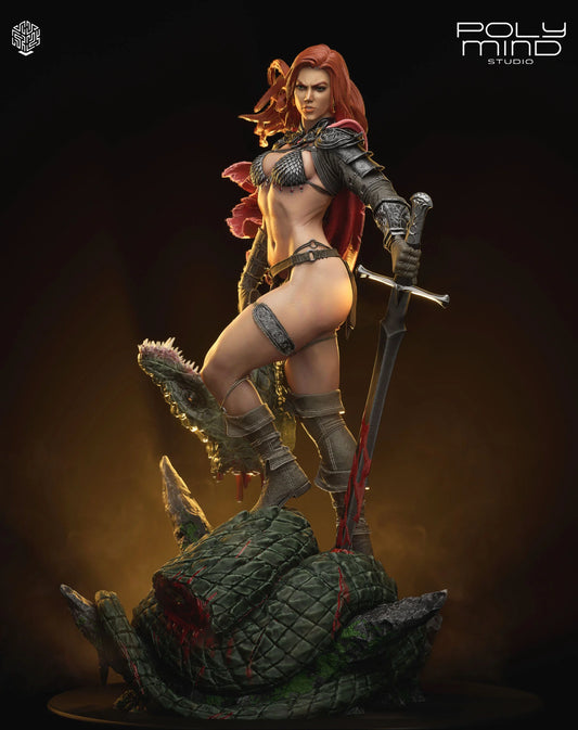 Red Sonja Resin Art (PolyMind Version)
