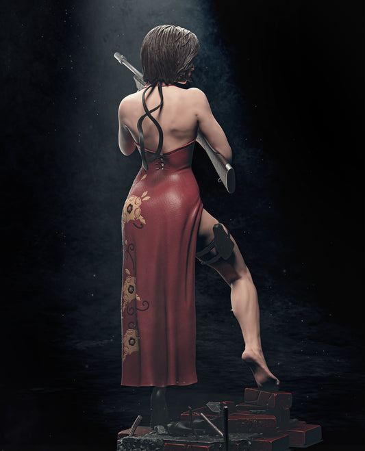 Ada Wong Resident Evil Resin Art - MTO (Design by CA3D)