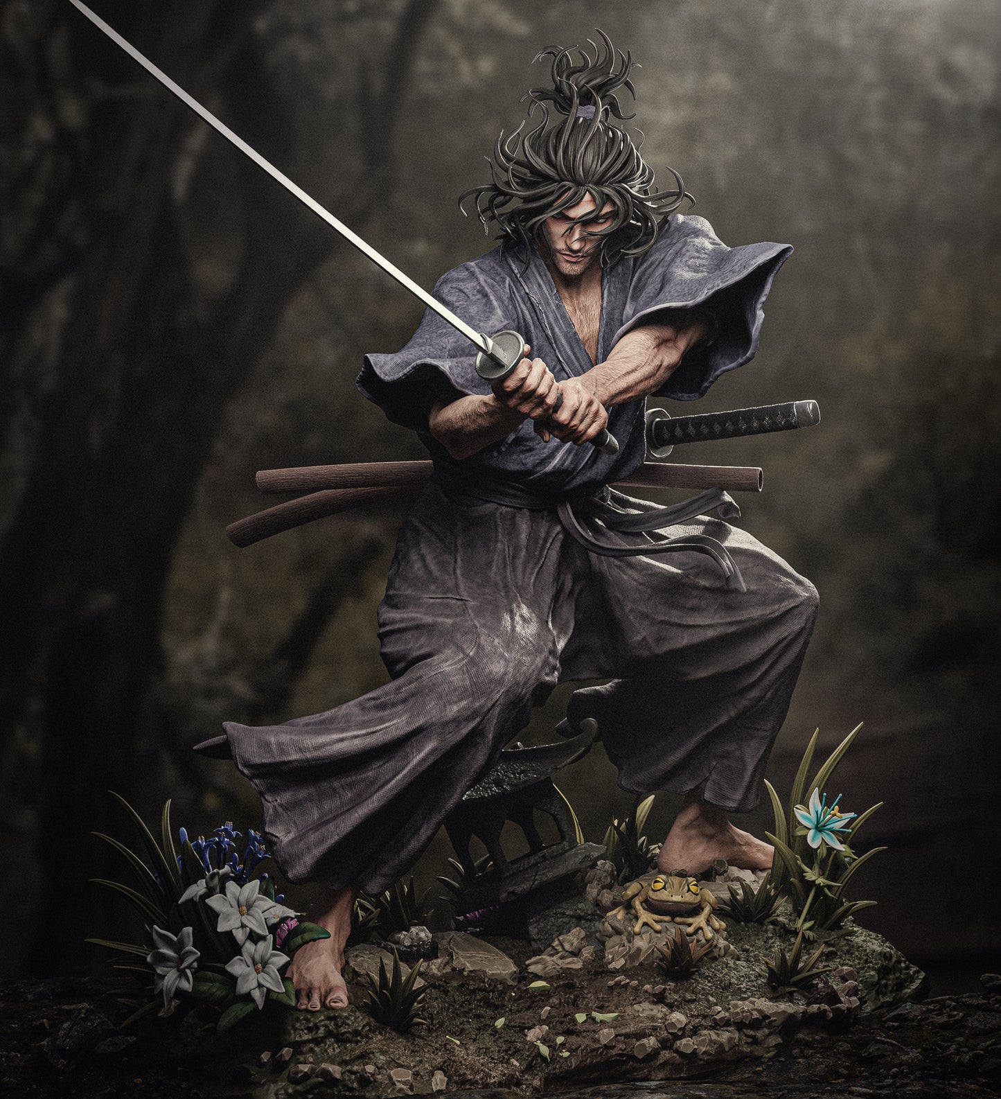 Musashi Resin Fan Art - MTO (Design by CA3D Studios)