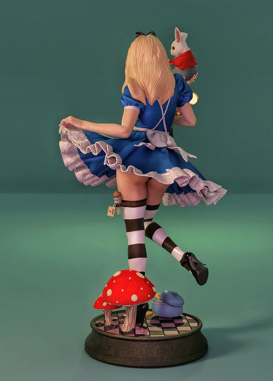 Alice in Wonderland Resin Art (Design by MCM Studios)