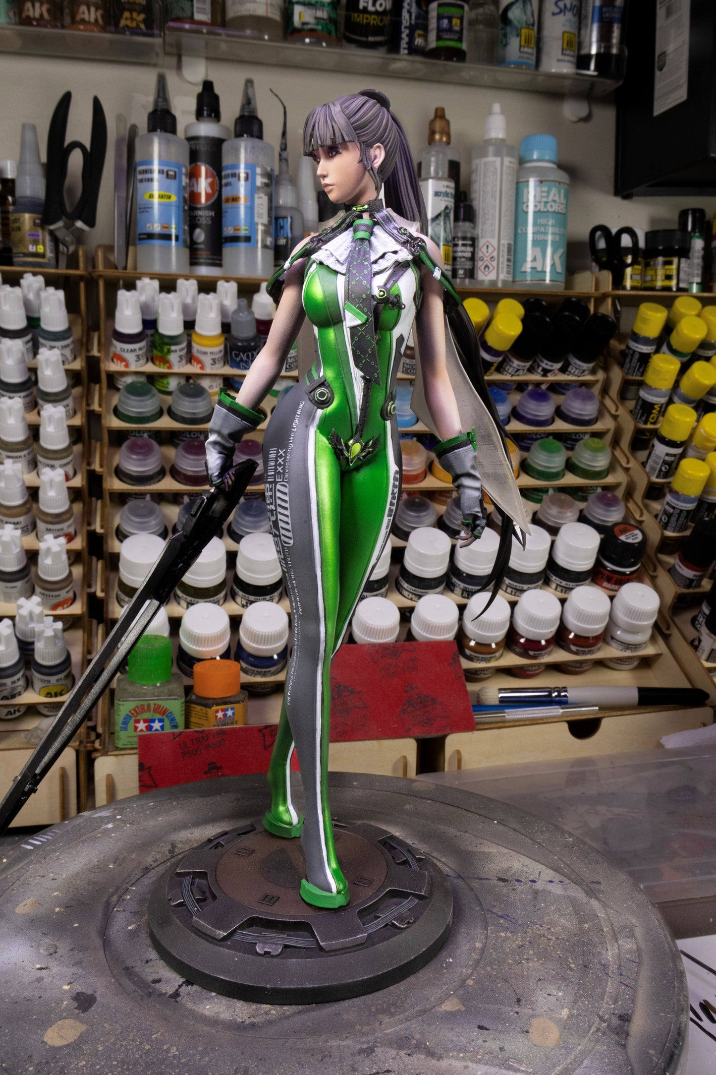 Stellar Blade Eve Collectible Resin Fan Art Pro Painted - MTO (Design by Bulkamancer)
