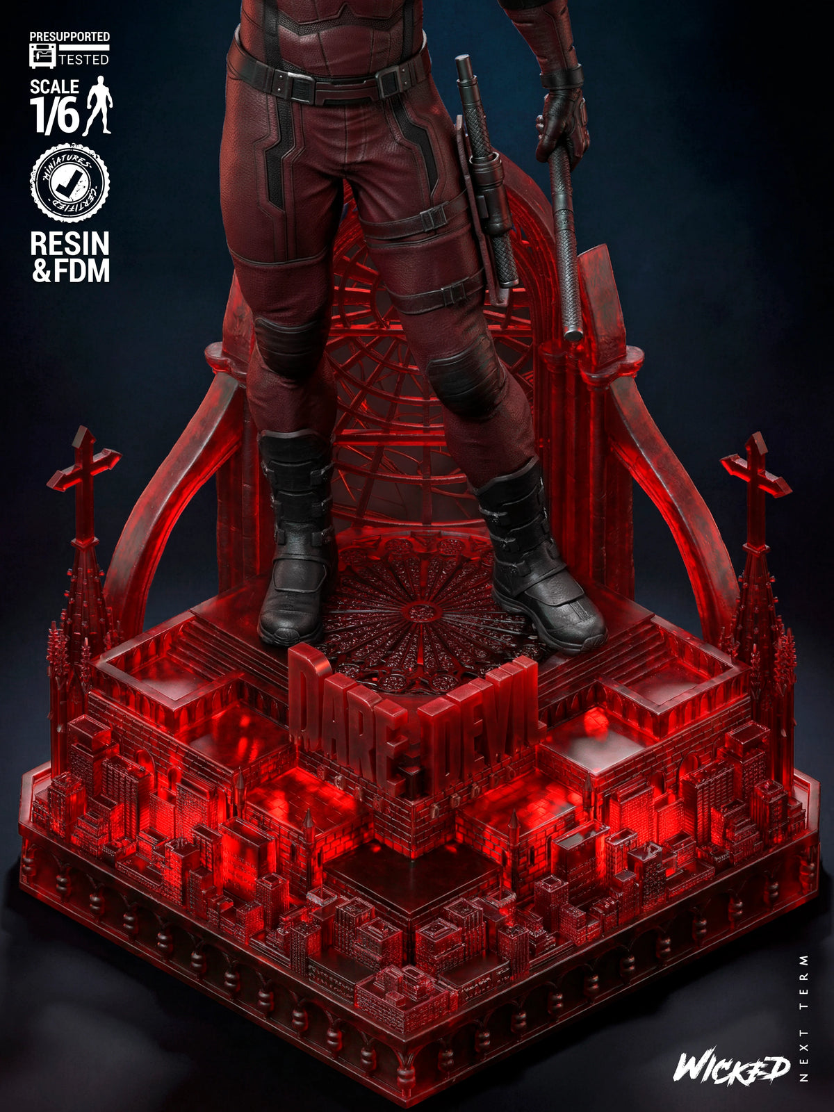 Daredevil Resin Art (Wicked Studios)