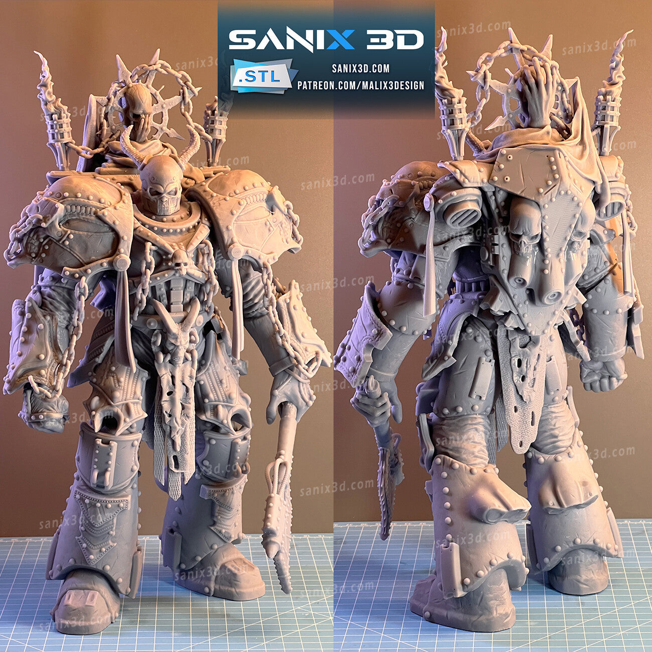 Chaos Colonel Resin Art (Design by Sanix3D)