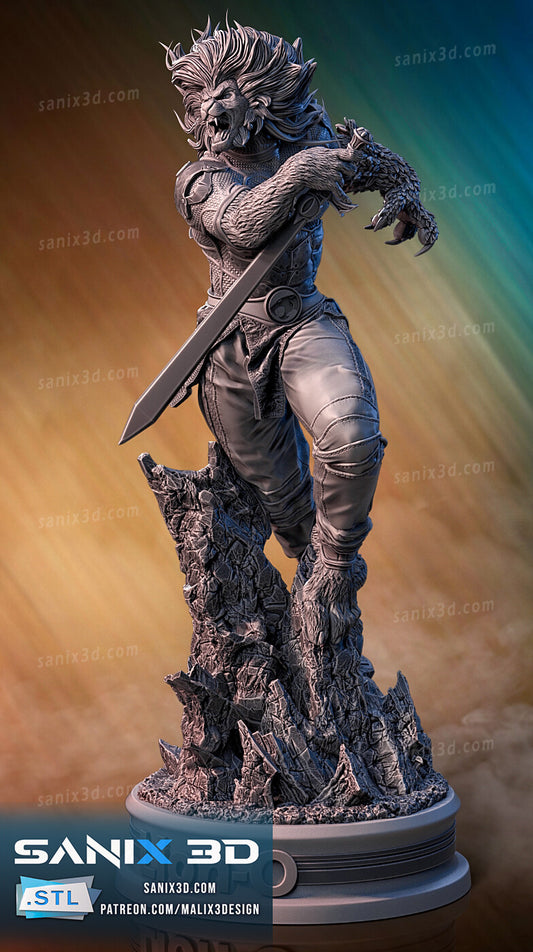 Lion-O Resin Art (Design by Sanix3D)