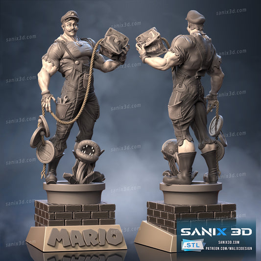 Mario Resin Art (Design by Sanix3D)