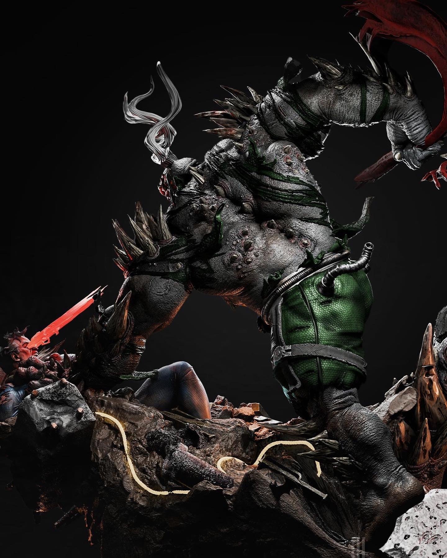 Doomsday Resin Sculpture Fan Art Pro Painted - MTO ZEZ