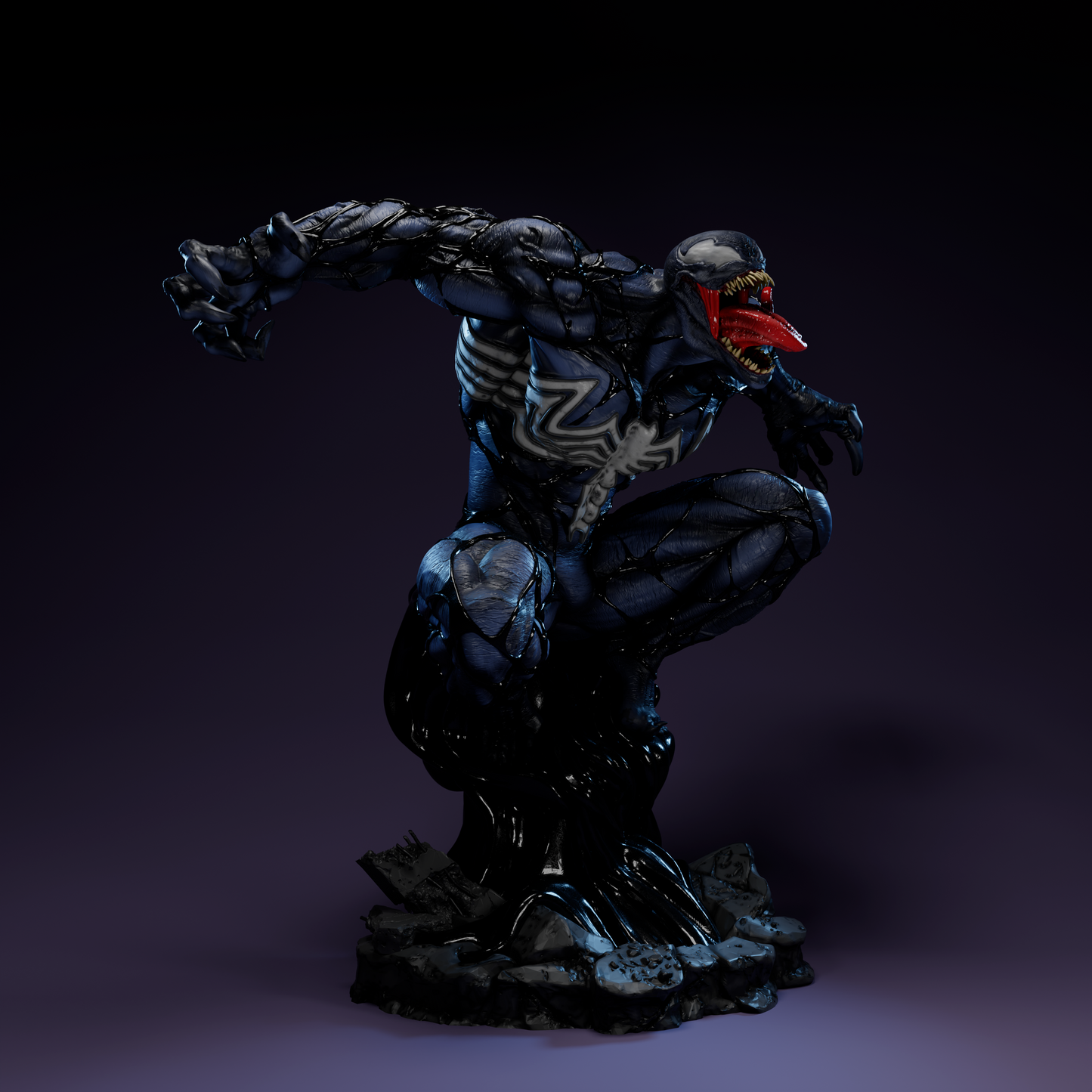 Black Goo Guy Resin Fan Art - MTO (3DMind)