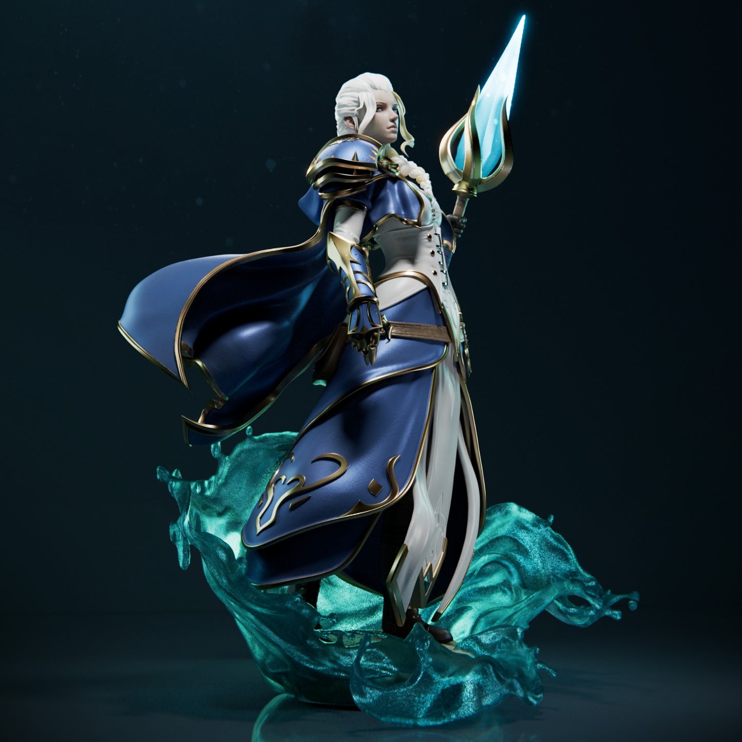 WoW Jaina Collectible Resin Fan Art Pro Painted - MTO