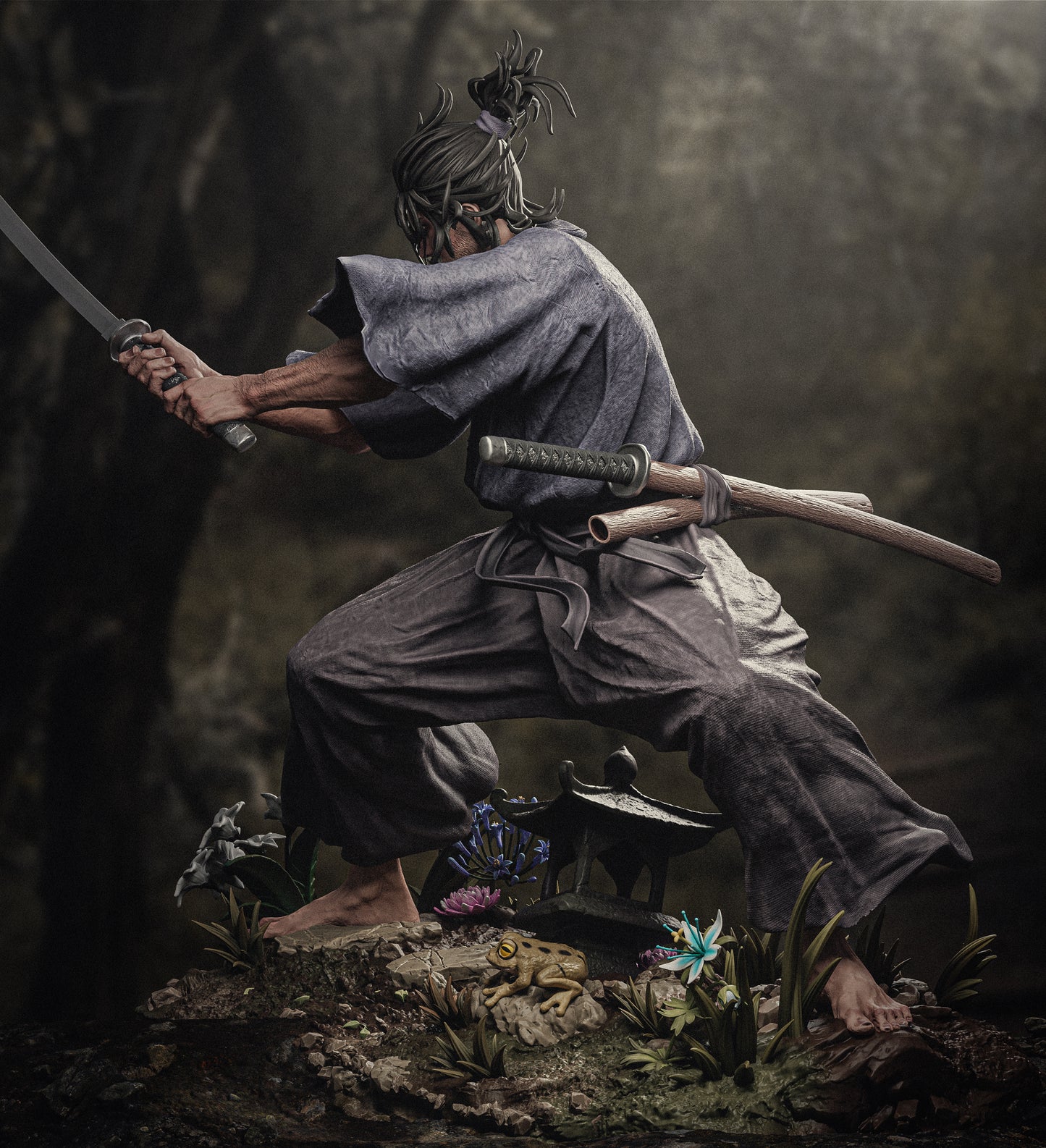 Musashi Resin Fan Art - MTO (Design by CA3D Studios)