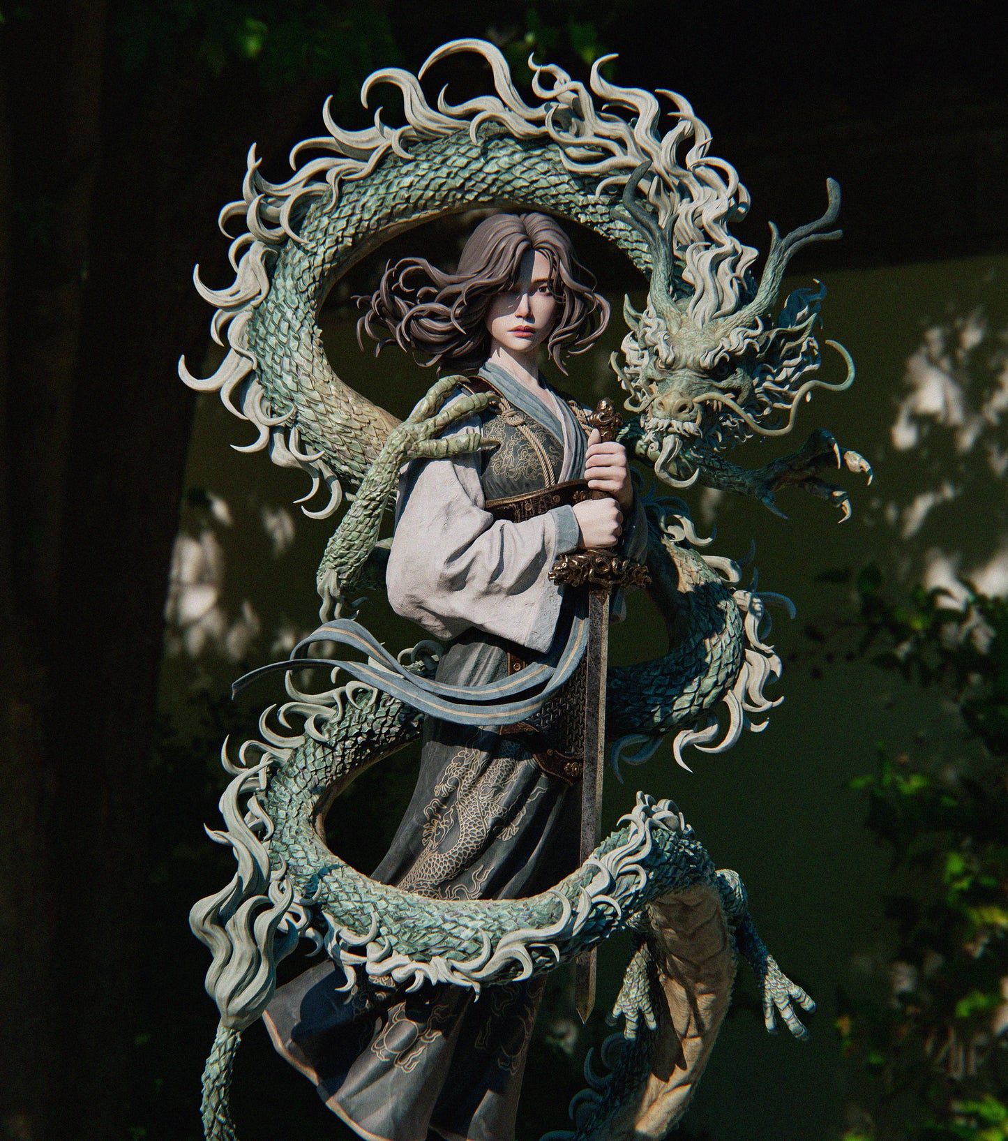 Mulan Resin Sculpture (Design by CA3D Studios)