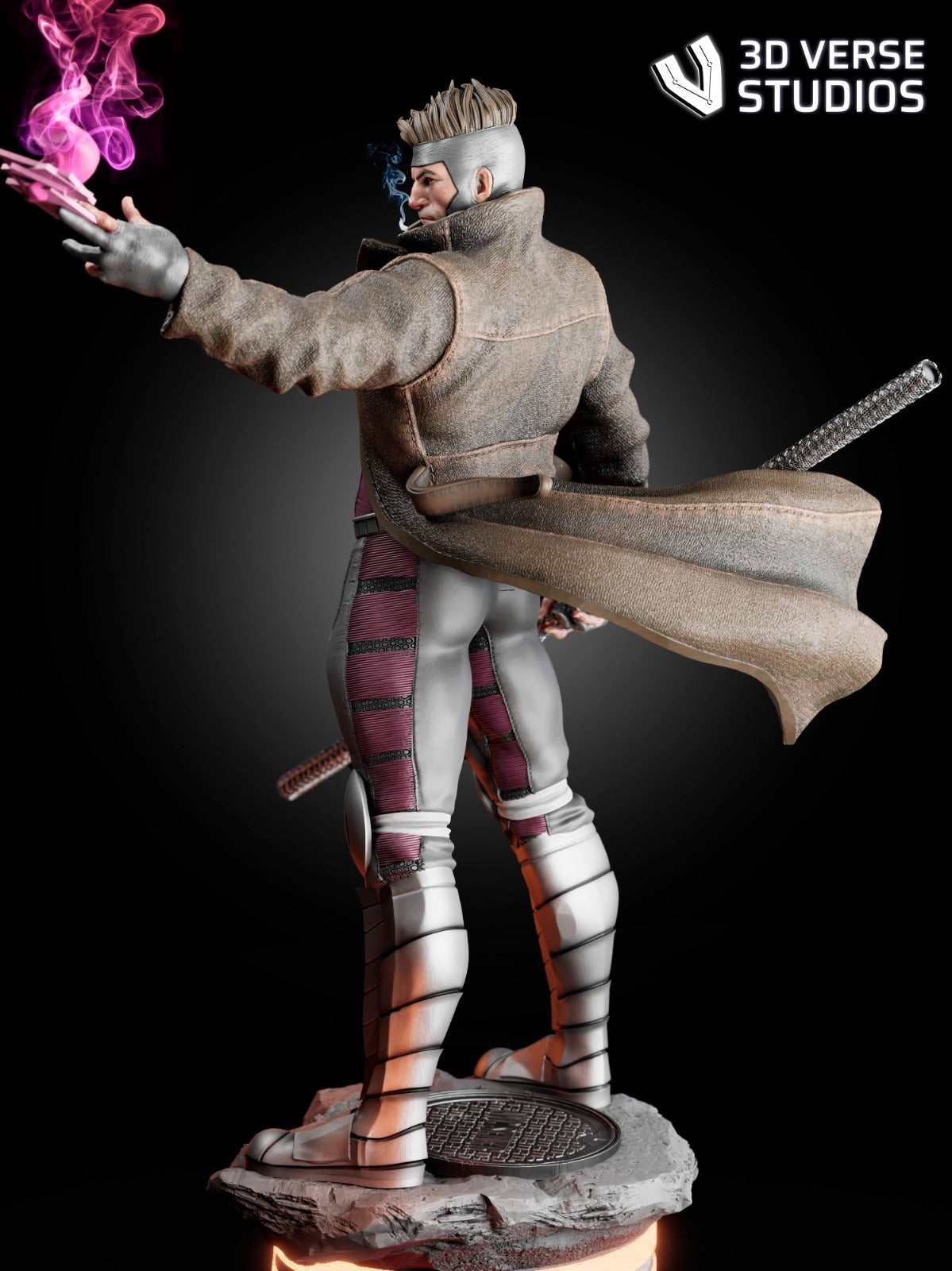 Gambit Collectible Resin Fan Art Pro Painted - MTO