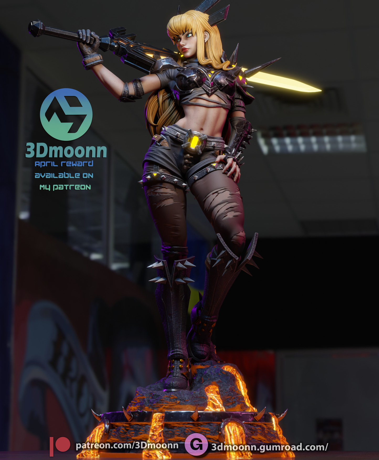 Marvel Rivals Magik Resin Sculpture Fan Art - MTO (3DM)