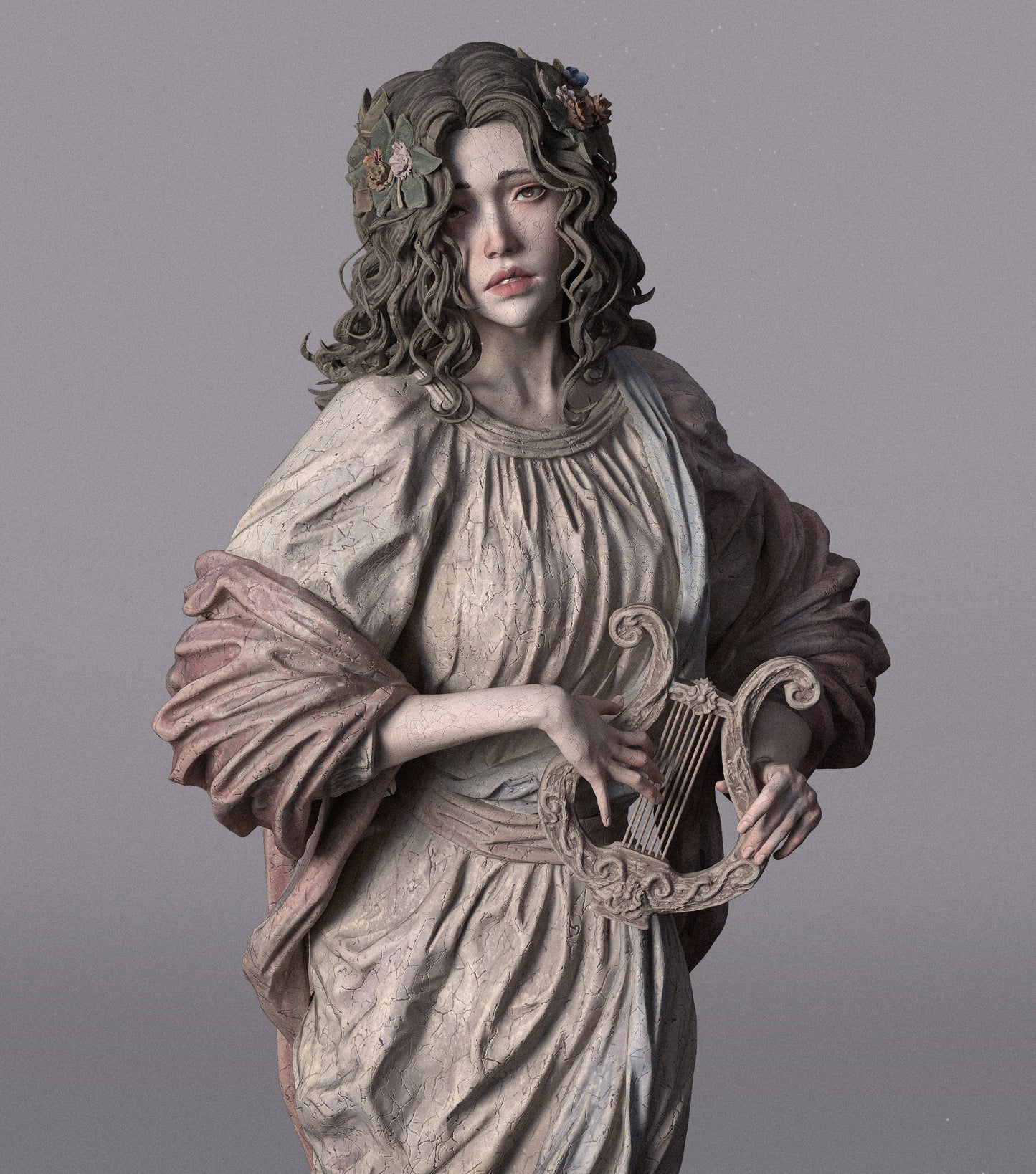 Muse Resin Sculpture (Design by CA3D Studios)