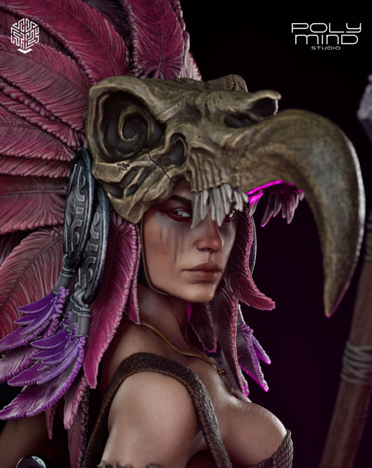 Vulture Queen Resin Art (PolyMind Version)