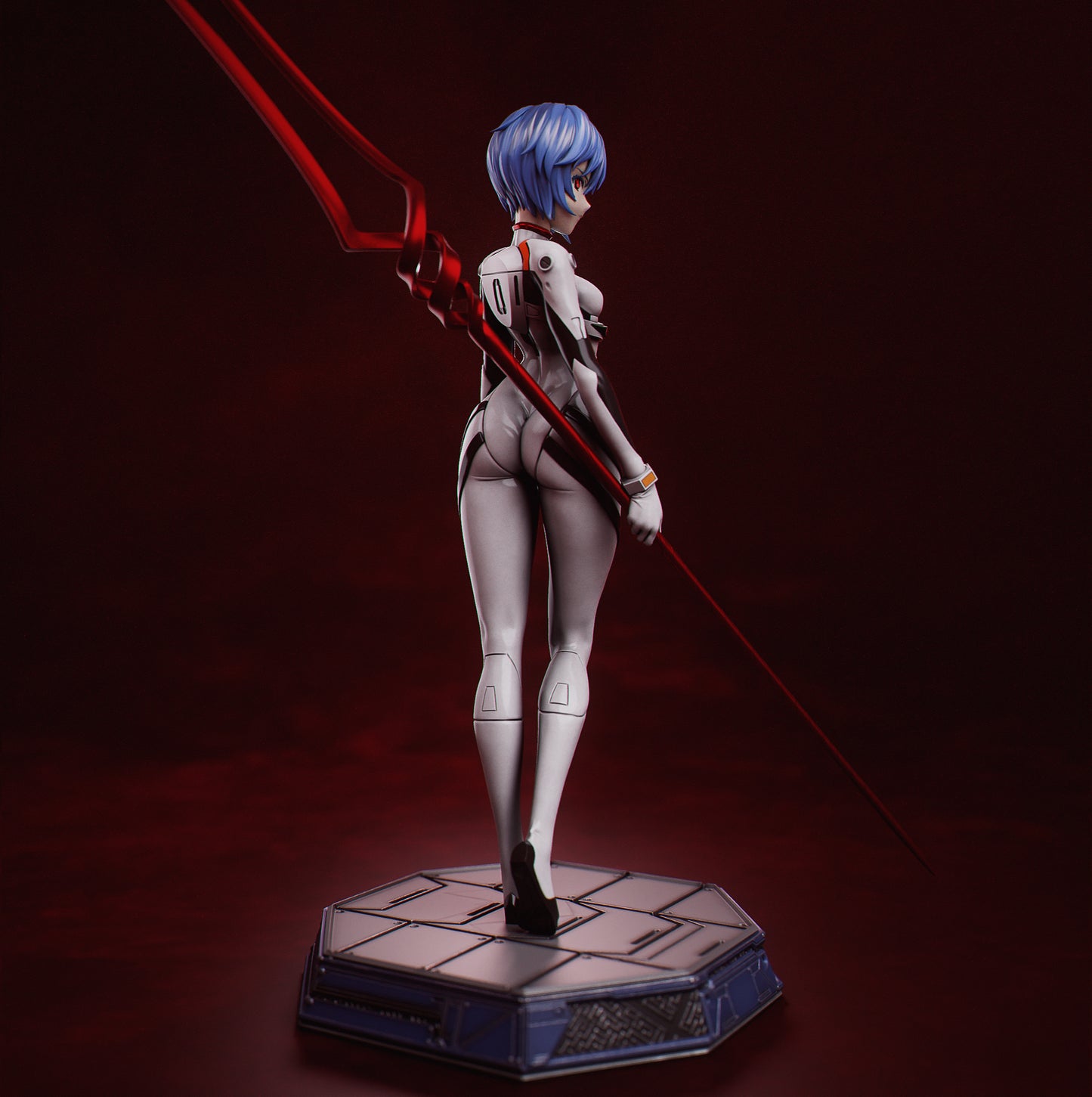 Rei Ayanami Resin Art - MTO (Design by CA3D)