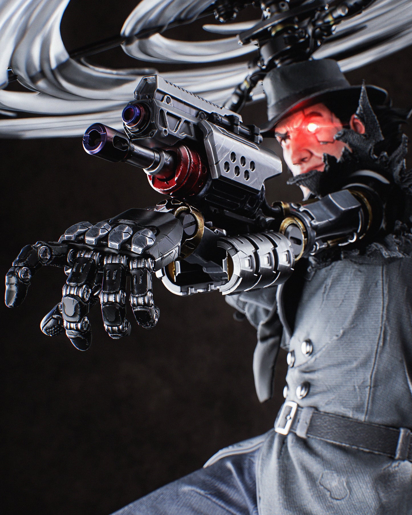 Inspector Gadget Resin Fan Art - MTO (Design by CA3D Studios)