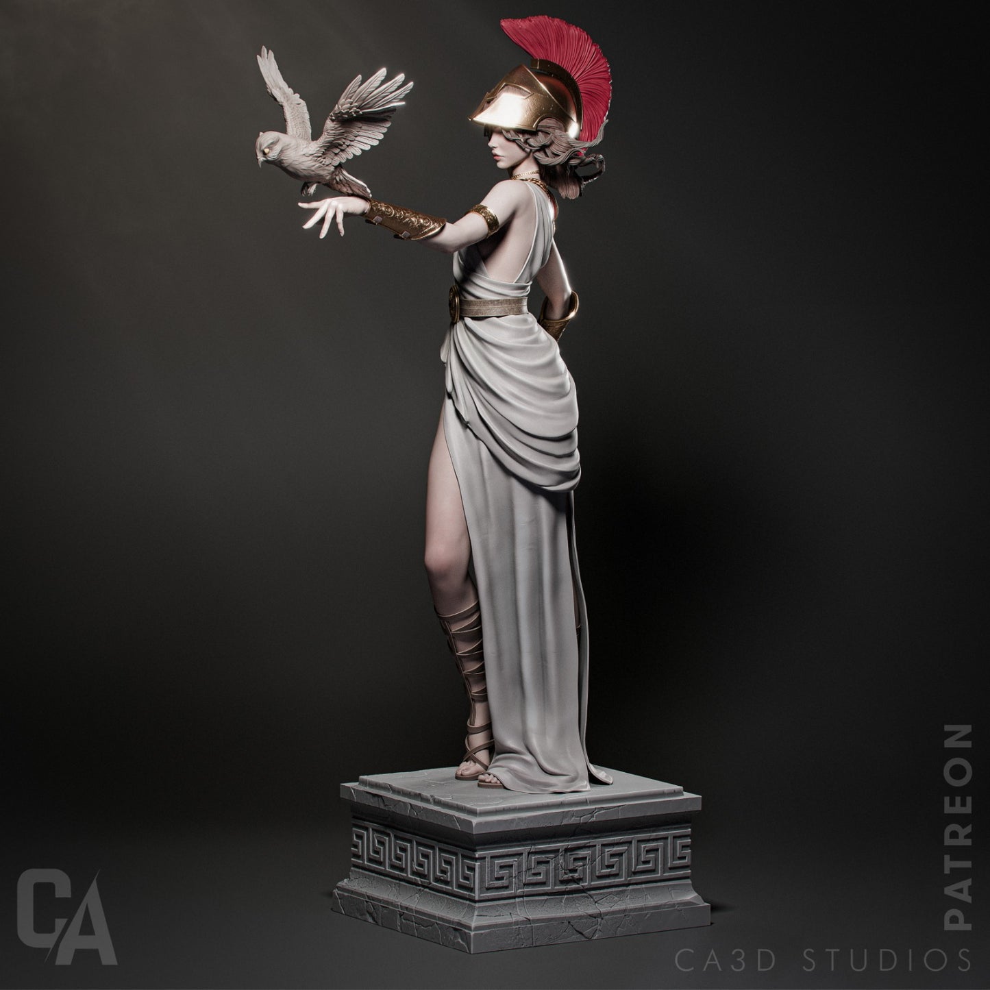 Athena Resin Fan Art - MTO
