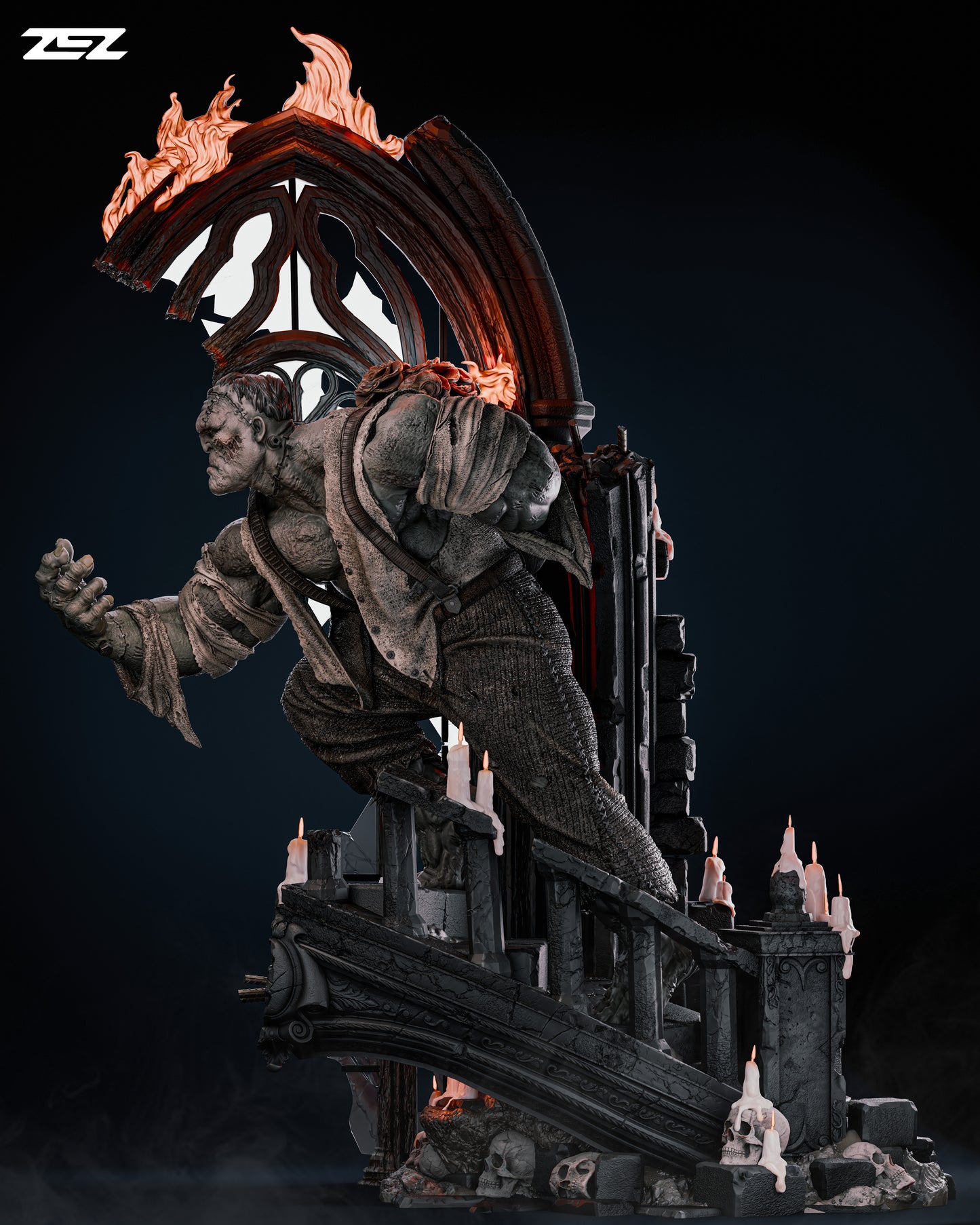 Frankenstein Resin Fan Art (Zez Studios)