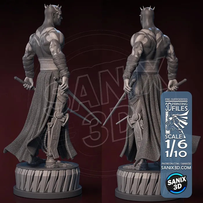 Darth Maul Resin Art (Design by Sanix3D)