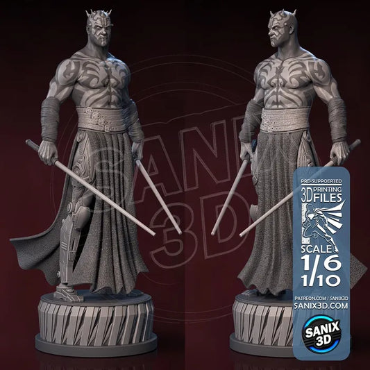 Darth Maul Resin Art (Design by Sanix3D)
