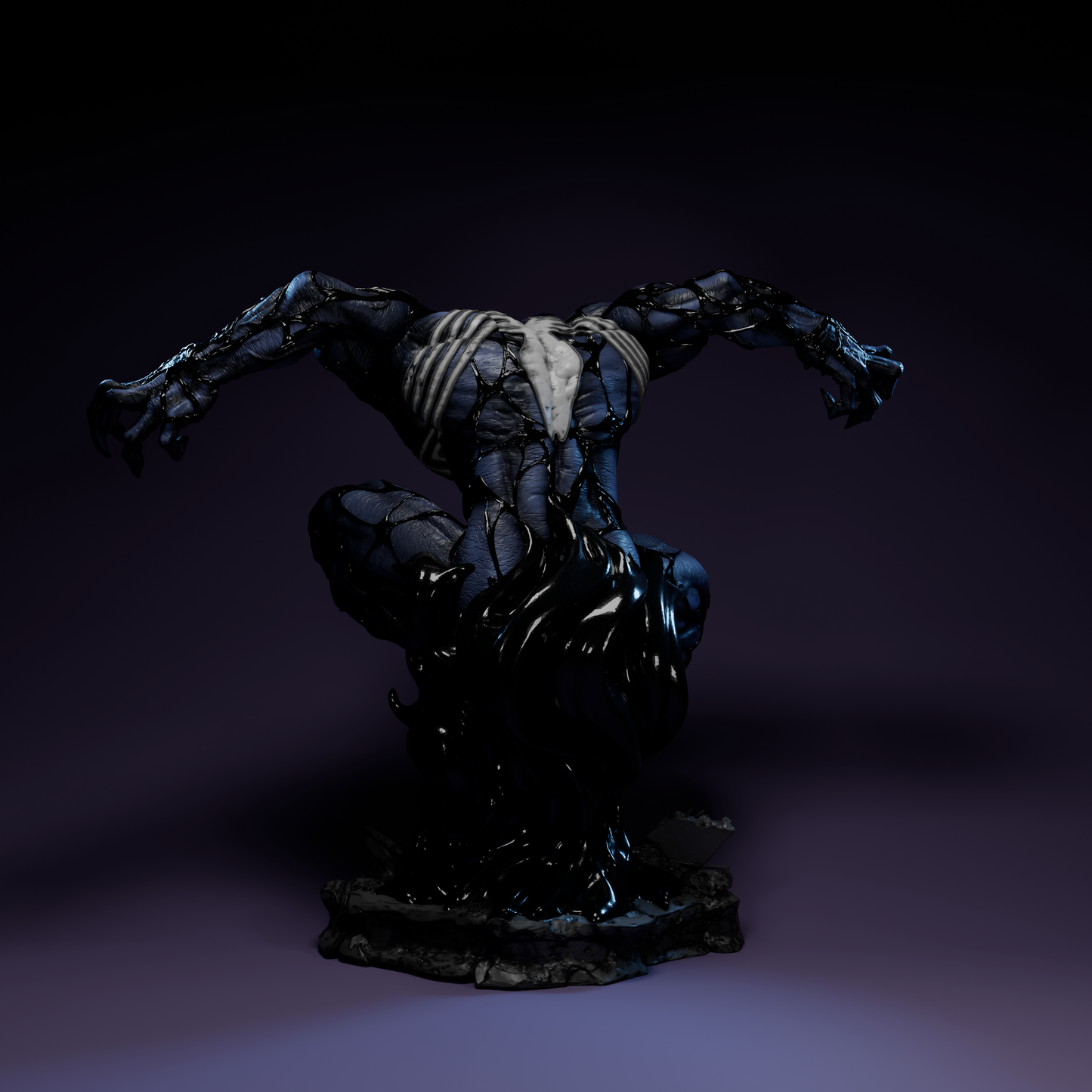 Black Goo Guy Resin Fan Art - MTO (3DMind)